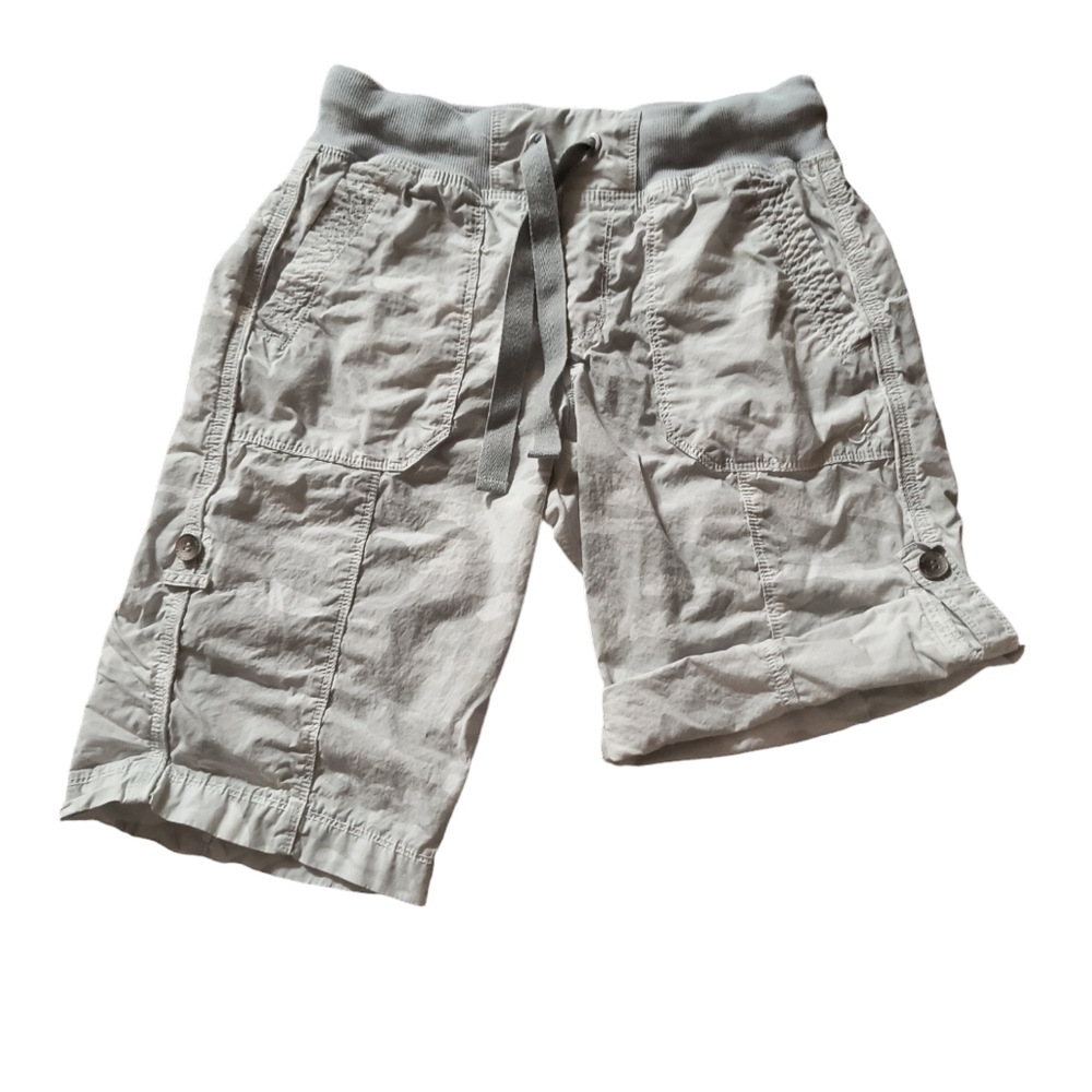Calvin Klein Performance Gray/White Camo Roll Tab Hiking Shorts Size XS